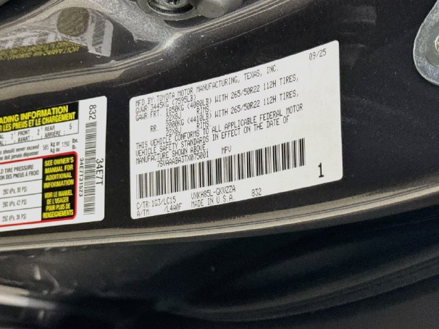 Used 2026 Toyota Sequoia Capstone AWD/4WD image 34