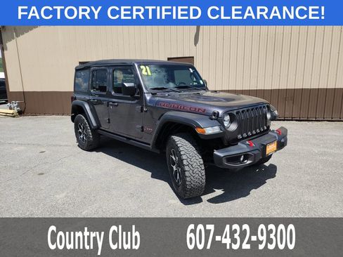 Used 2021 Jeep Wrangler Unlimited Rubicon AWD/4WD image 1