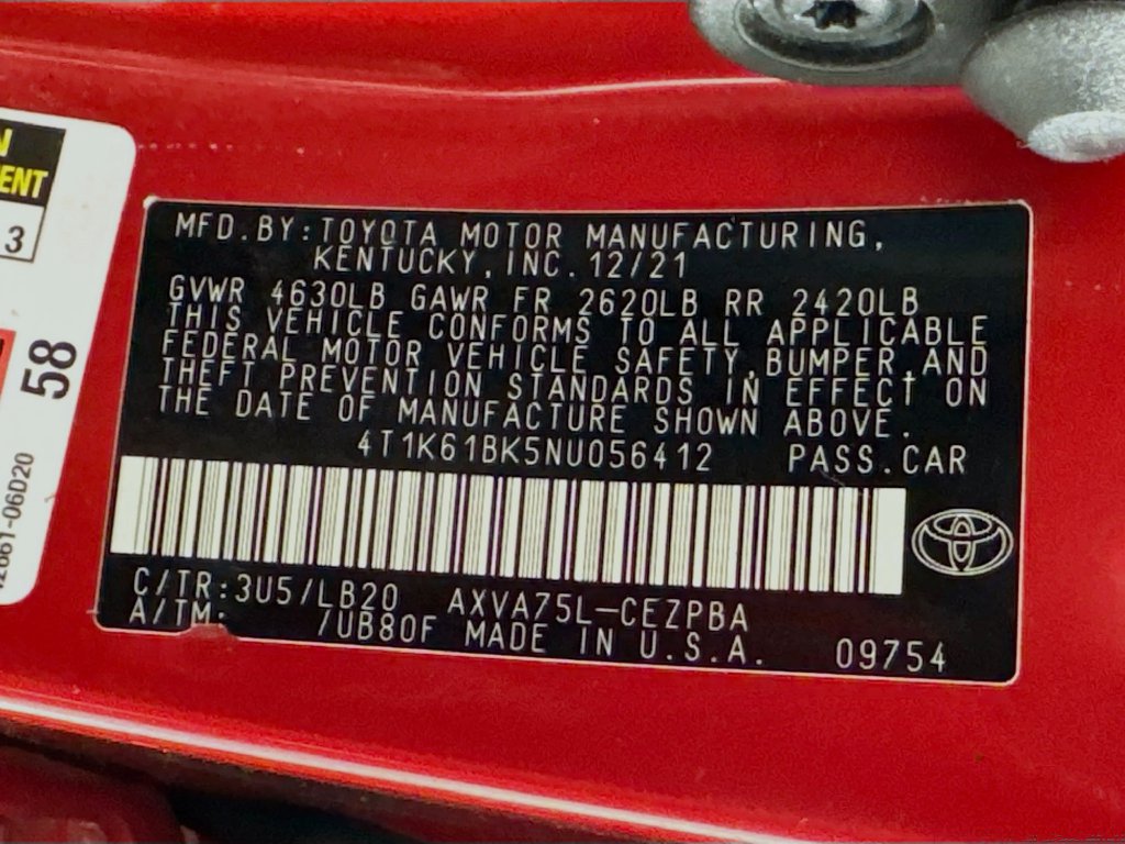 Used 2022 Toyota Camry XSE AWD/4WD image 48
