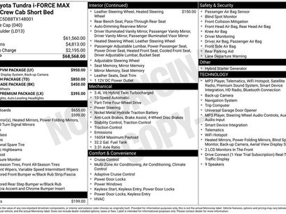 New 2026 Toyota Tundra Limited w/ Limited PVM Package