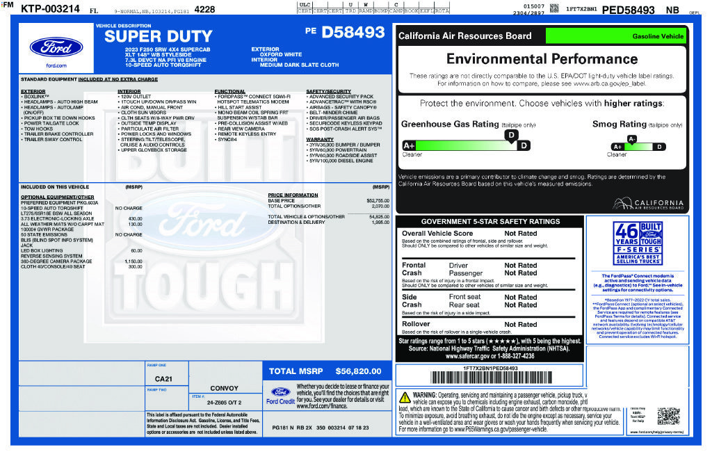 Certified 2023 Ford F250 XLT w/ 360-Degree Camera Package AWD/4WD image 8