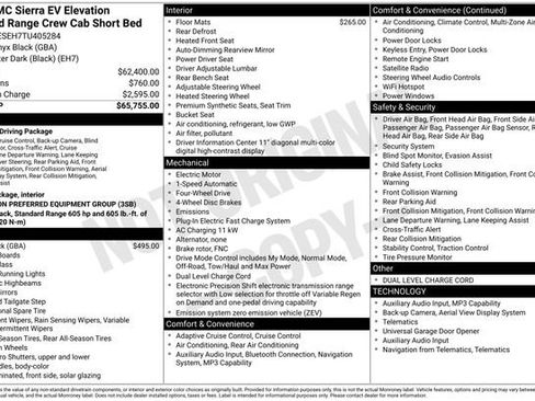 Used 2026 GMC Sierra EV Elevation image 6