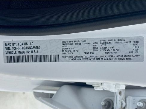Used 2022 RAM 1500 Tradesman AWD/4WD image 24