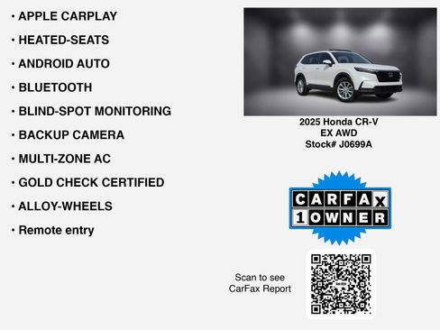 Used 2025 Honda CR-V EX image 7