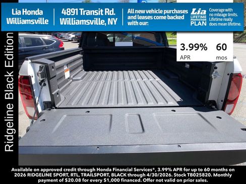 New 2026 Honda Ridgeline Black Edition image 11