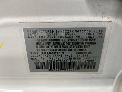 Used 2022 Nissan Sentra SR w/ Electronics Package FWD image 27