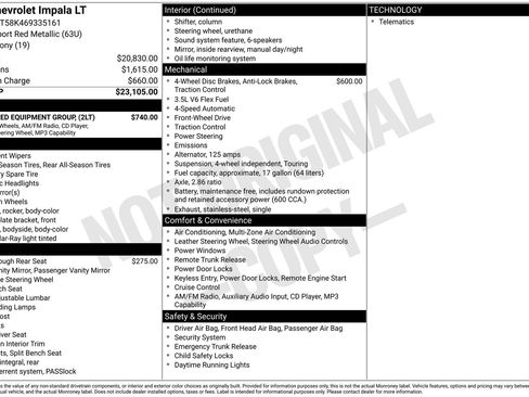 Used 2006 Chevrolet Impala LT w/ Preferred Equipment Group image 34
