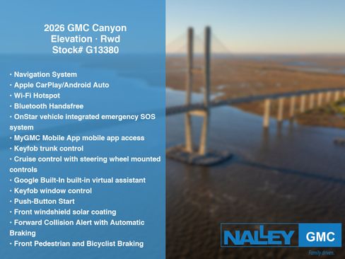 New 2026 GMC Canyon Elevation w/ Convenience Package RWD image 34