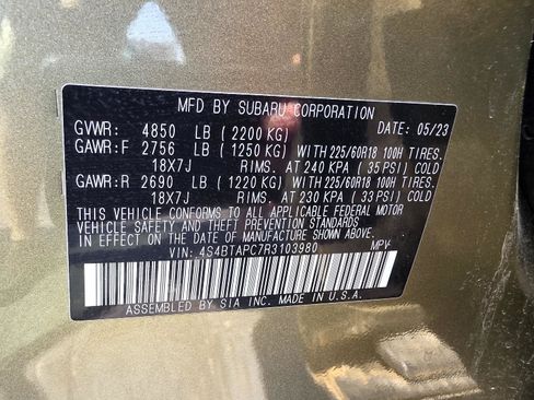 Used 2024 Subaru Outback Touring AWD/4WD image 26