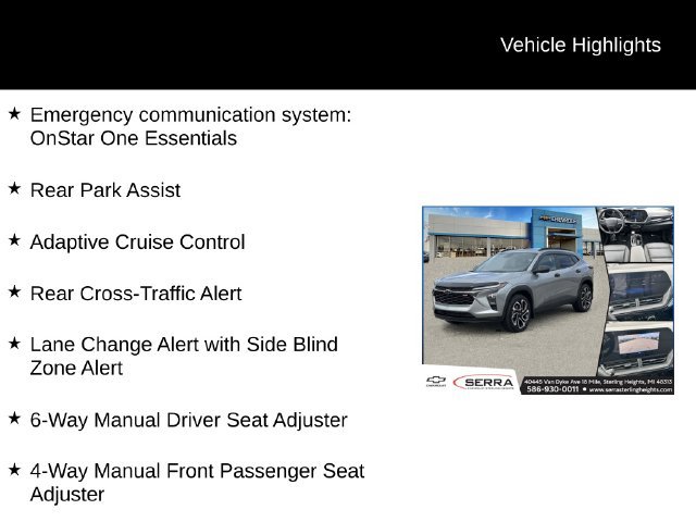 Used 2025 Chevrolet Trax RS w/ Driver Confidence Package FWD image 5