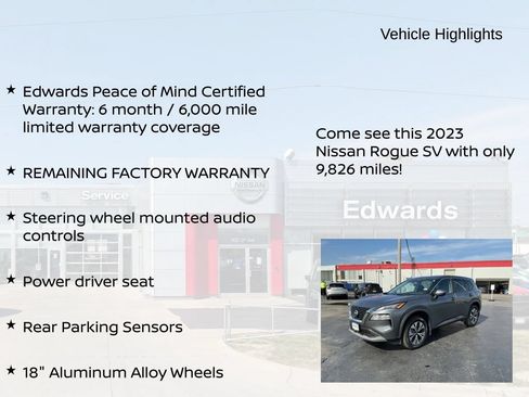 Used 2023 Nissan Rogue SV AWD/4WD image 10