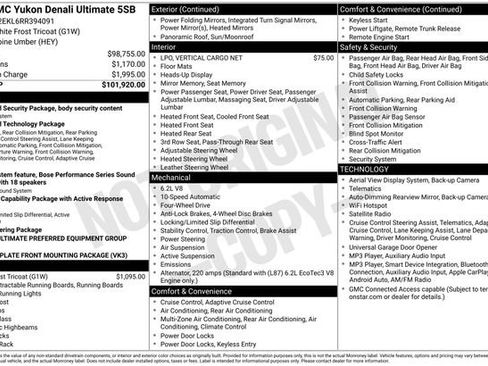 Used 2024 GMC Yukon Denali Ultimate AWD/4WD image 2