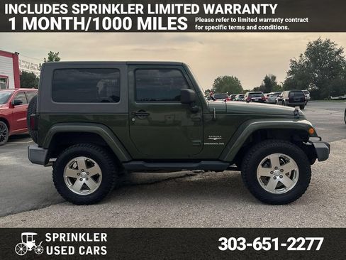 Used 2009 Jeep Wrangler Sahara w/ Trailer Tow Group AWD/4WD image 1