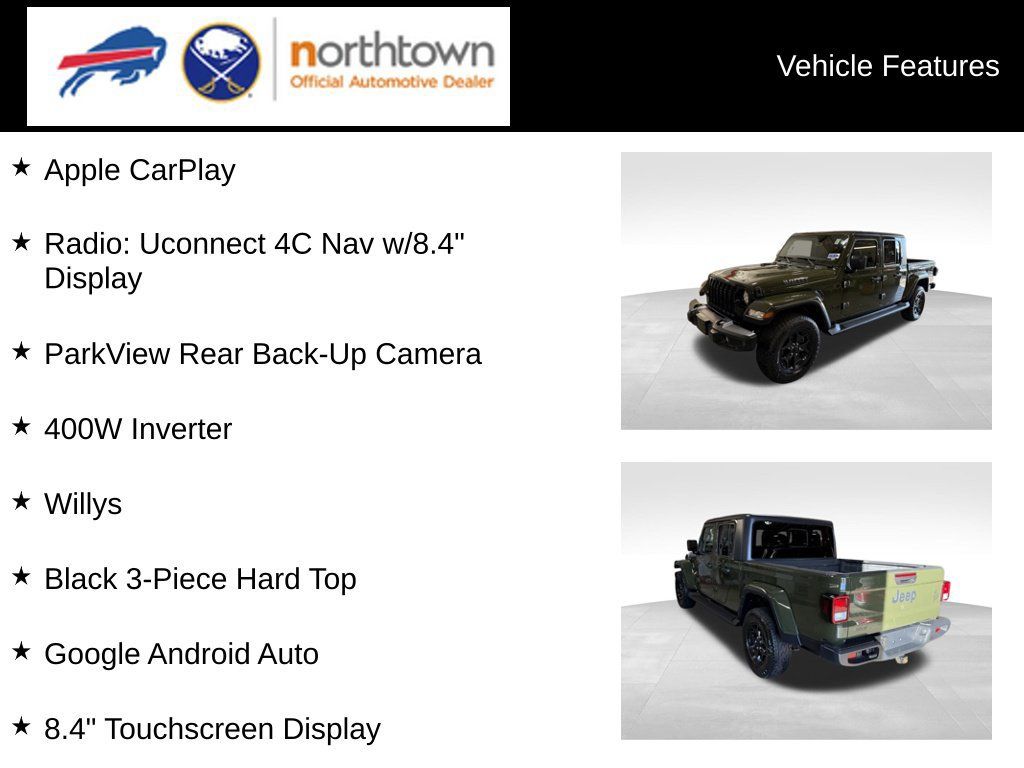 Used 2021 Jeep Gladiator Sport AWD/4WD image 4