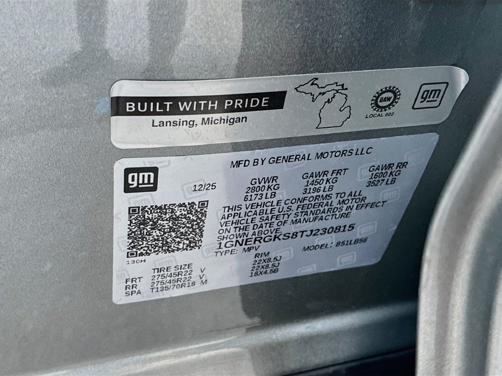 Used 2026 Chevrolet Traverse LT w/ LPO, Floor Liner Package FWD image 31