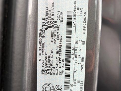 Used 2023 Ford F150 XLT w/ Equipment Group 302A High AWD/4WD image 29