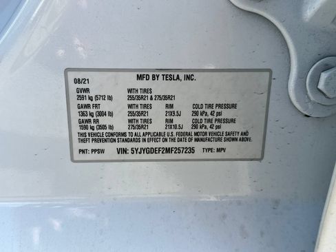 Used 2021 Tesla Model Y Performance AWD/4WD image 23