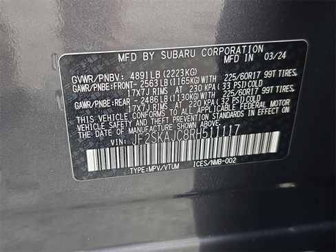 Certified 2024 Subaru Forester Wilderness image 32