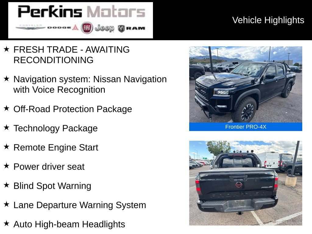 Used 2022 Nissan Frontier PRO-4X w/ Technology Package AWD/4WD image 11