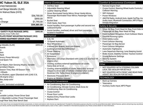 Used 2022 GMC Yukon XL SLE w/ Gmc Pro Safety Plus Package image 10