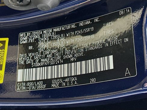 Used 2015 Toyota Highlander Limited Platinum image 12