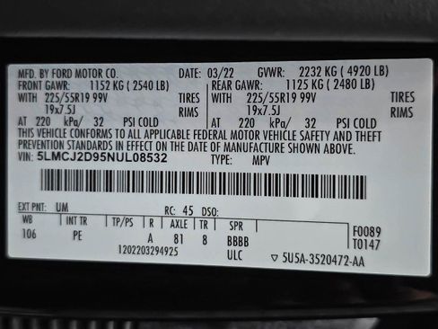 Used 2022 Lincoln Corsair Reserve w/ Equipment Group 201A AWD/4WD image 45