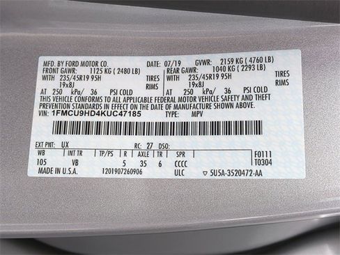 Used 2019 Ford Escape SEL image 23