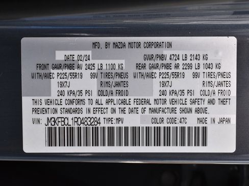 Used 2024 MAZDA CX-5 Carbon Edition image 2