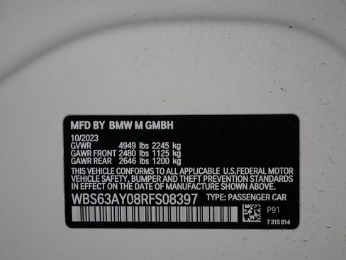 Used 2024 BMW M3 CS w/ M Driver's Package image 36