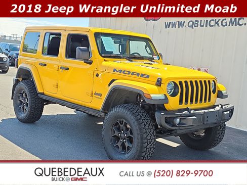 Used 2018 Jeep Wrangler Unlimited Sahara w/ Quick Order Package 24M Moab AWD/4WD image 1