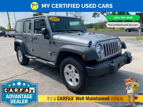 Used 2018 Jeep Wrangler Unlimited Sport S AWD/4WD image 3