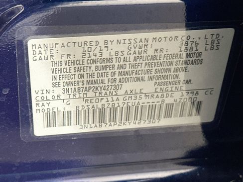 Used 2019 Nissan Sentra FWD image 12