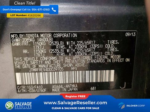 Used 2013 Toyota RAV4 XLE image 15