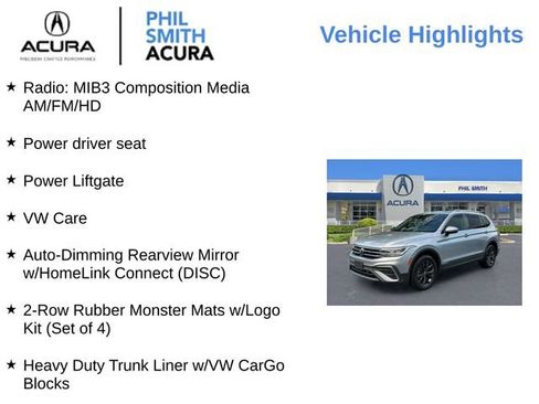 Used 2022 Volkswagen Tiguan SE w/ Panoramic Sunroof Package AWD/4WD image 4