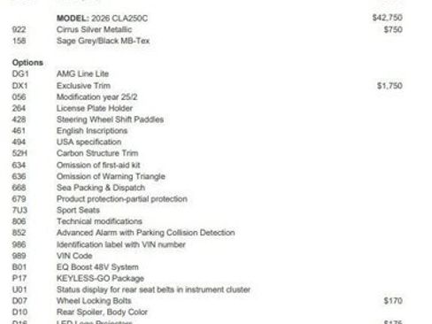 Certified 2026 Mercedes-Benz CLA 250 image 4