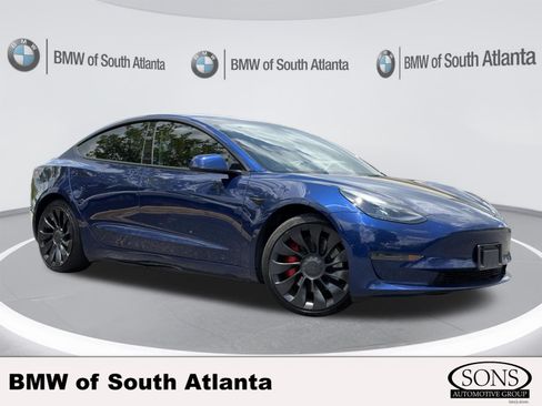 Used 2023 Tesla Model 3 Performance AWD/4WD image 1