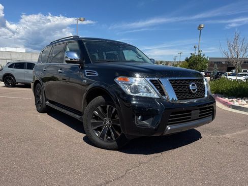 Used 2019 Nissan Armada Platinum w/ Captain's Chairs Package AWD/4WD image 1