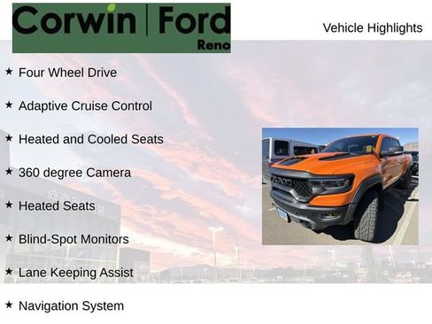 Used 2022 RAM 1500 TRX w/ TRX Level 2 Equipment Group AWD/4WD image 8