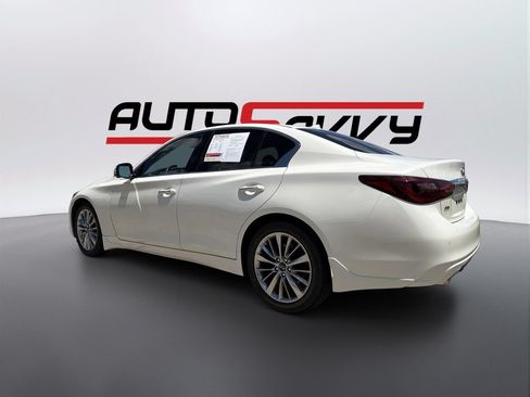 Used 2021 INFINITI Q50 Luxe w/ Seat & Sound Package AWD/4WD image 3