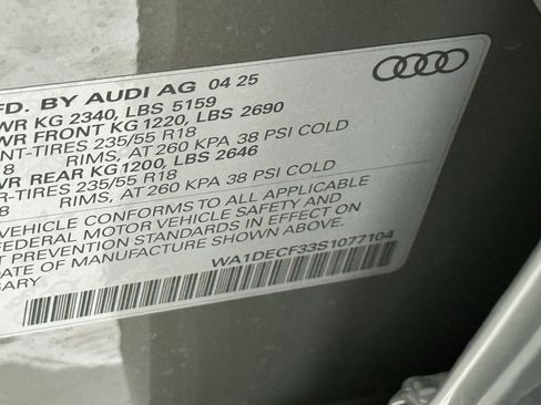 New 2025 Audi Q3 2.0T Premium w/ Convenience Package image 21