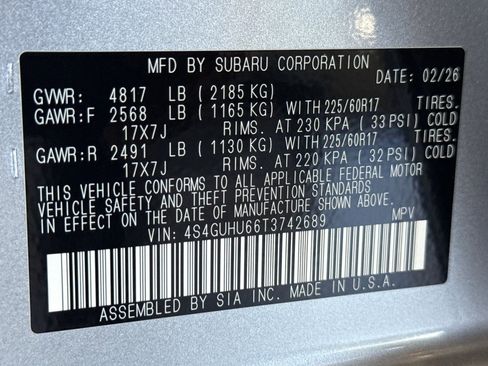 New 2026 Subaru Crosstrek 2.5i Wilderness image 27