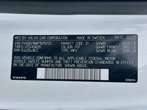 Used 2023 Volvo XC90 B6 Plus w/ Protection Package Premier image 38