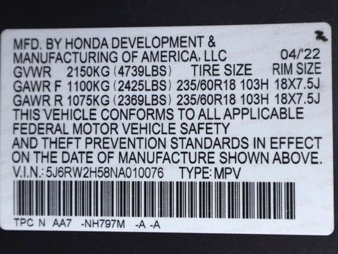 Used 2022 Honda CR-V EX image 45