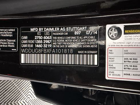 Used 2015 Mercedes-Benz S 550 4MATIC Sedan image 23
