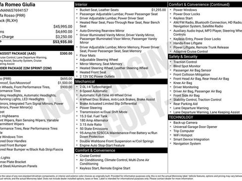 New 2025 Alfa Romeo Giulia AWD w/ Driving Assist Package image 6