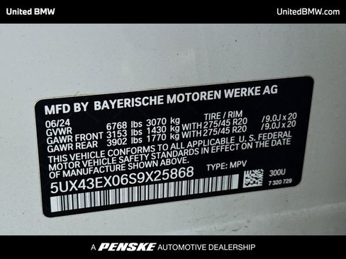 Used 2025 BMW X6 M60i w/ Climate Comfort Package image 15