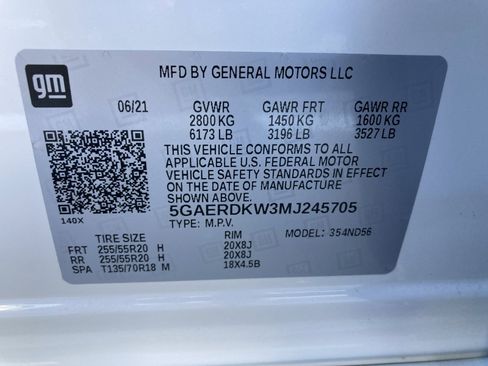 Certified 2021 Buick Enclave Avenir w/ Avenir Technology Package image 49