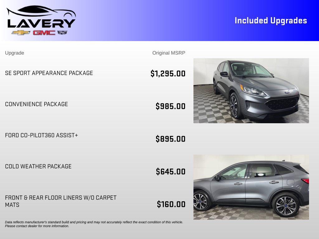 Used 2021 Ford Escape SE w/ SE Sport Appearance Package AWD/4WD image 7