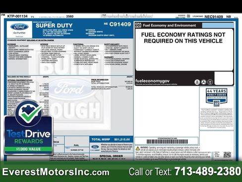 Used 2022 Ford F350 XL w/ Power Equipment Group AWD/4WD image 1