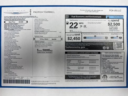 Used 2024 Chrysler Pacifica Touring-L FWD image 31